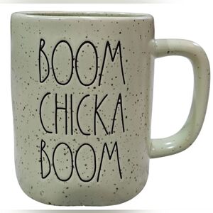 Rae Dunn 'Boom Chicka Boom' Speckled Mug, Like New, With Out Tags.